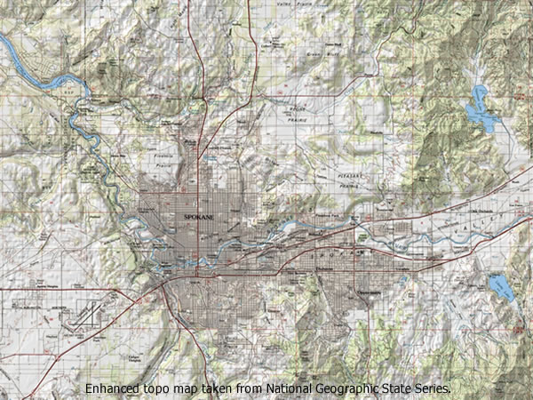 Spokane Topo