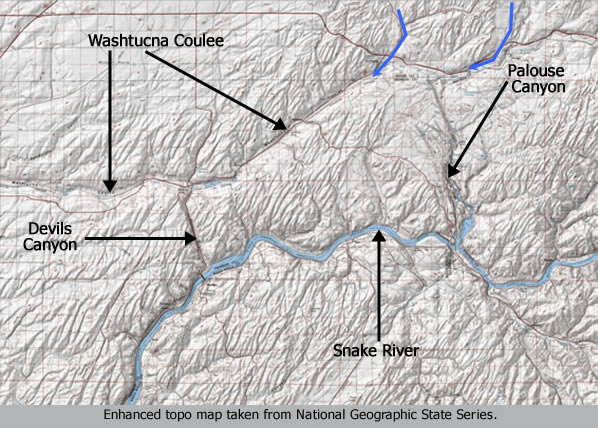 Snake River Topo